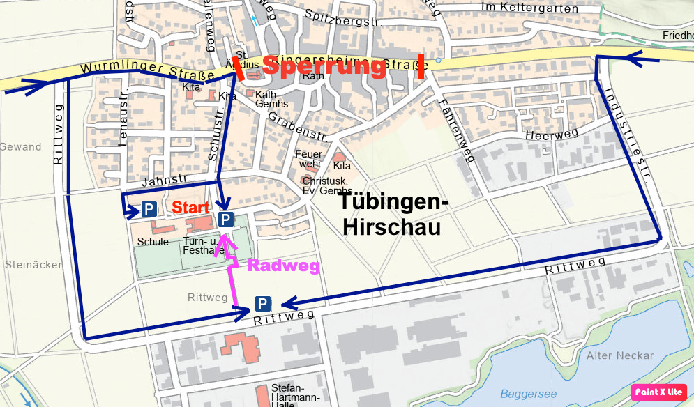 Parkplätze Hirschau